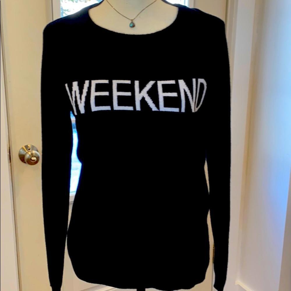 Philosophy 💯’/. Cashmere Sweater NWT  blk/wht Med